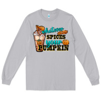 Moon Dust whatever spice your pumpkin coffee cup Long Sleeve Tee - FaDigitalArtStudio