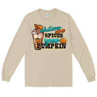 Mushroom whatever spice your pumpkin coffee cup Long Sleeve Tee - FaDigitalArtStudio