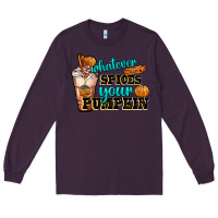 Plum whatever spice your pumpkin coffee cup Long Sleeve Tee - FaDigitalArtStudio
