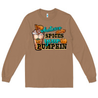 Toasted Coconut whatever spice your pumpkin coffee cup Long Sleeve Tee - FaDigitalArtStudio