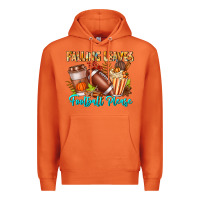 Carrot Falling Leaves Football Please Premium Hoodie - CowhideDigitalArt