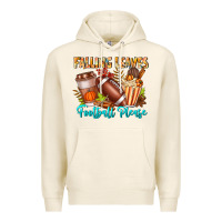 Tofu Falling Leaves Football Please Premium Hoodie - CowhideDigitalArt