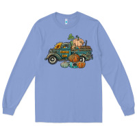 Colony Blue western pumpkin farm truck Long Sleeve Tee - RanaPortraitStore