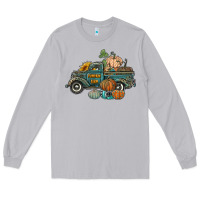 Western Pumpkin Farm Truck Long Sleeve Tee | Teevron