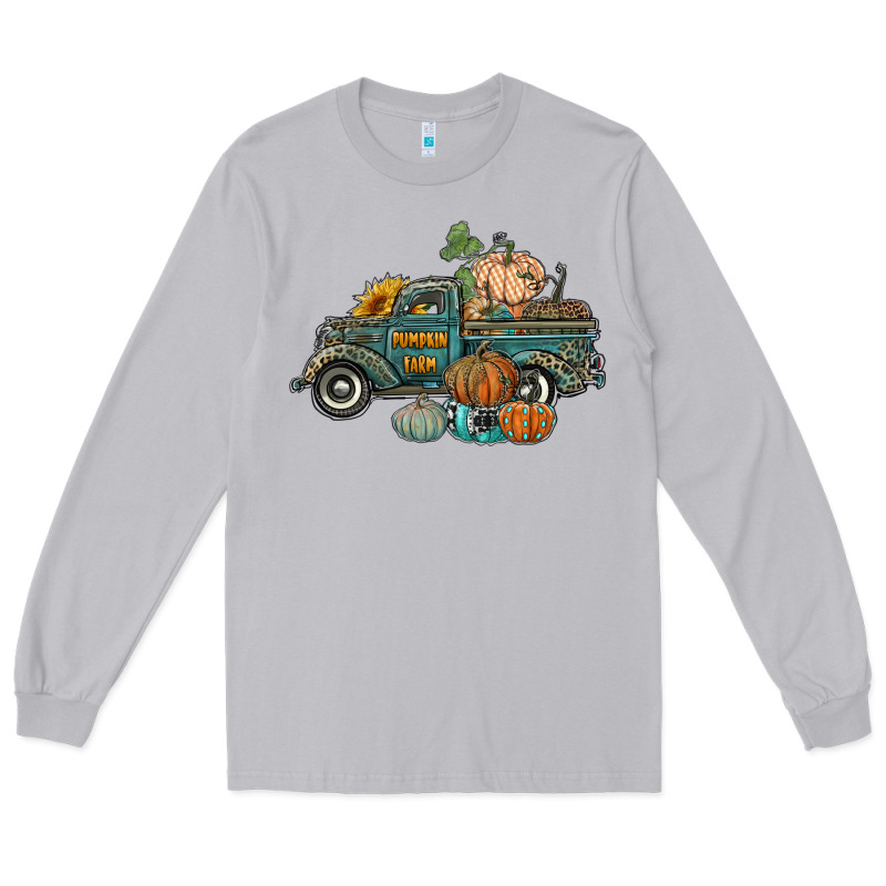 Western Pumpkin Farm Truck Long Sleeve Tee by RanaPortraitStore | Teevron