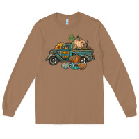 Toasted Coconut western pumpkin farm truck Long Sleeve Tee - RanaPortraitStore