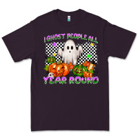 Plum I ghost people all year round Premium Tee - NancyCooperArtShop