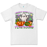 White I ghost people all year round Premium Tee - NancyCooperArtShop