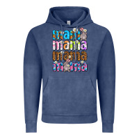 Vintage Denim Easter mama mama mama Vintage Hoodie - OliviaCreatesArt