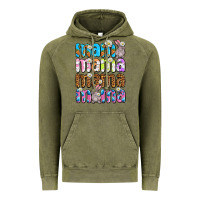 Vintage Olive Easter mama mama mama Vintage Hoodie - OliviaCreatesArt