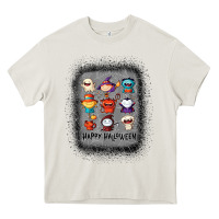 Cream halloween funny set ghost mummy witch vampire and pumpkin t shirt Heavy Core Tee - maiPhamDesign