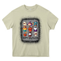 Mossy halloween funny set ghost mummy witch vampire and pumpkin t shirt Heavy Core Tee - maiPhamDesign