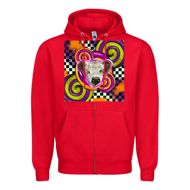 Halloween  Calf Scottish Zipper Hoodie by BarkalooDesign | Teevron