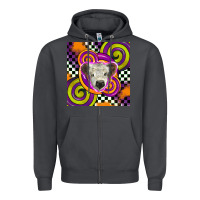 Smoke halloween  calf scottish Zipper Hoodie - BarkalooDesign