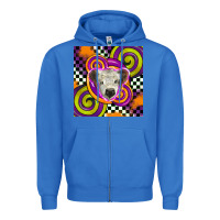 True Royal halloween  calf scottish Zipper Hoodie - BarkalooDesign