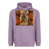 Lavender first in last out firefighter Heavyweight Hoodie - AdoDesignShop
