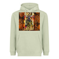 Matcha first in last out firefighter Heavyweight Hoodie - AdoDesignShop