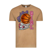 Vintage Camel Basketball girl Vintage Tee - HowdyJamesFarm