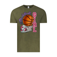 Basketball Girl Vintage Tee | Teevron