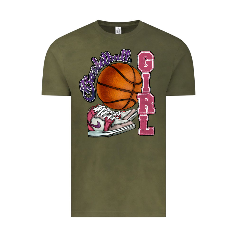 Basketball Girl Vintage Tee by HowdyJamesFarm | Teevron