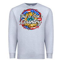 Heather Grey this is god's country Premium Sweatshirt - AdoDesignShop