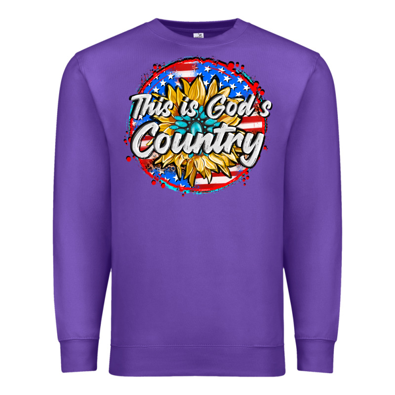 This Is God's Country Premium Sweatshirt by AdoDesignShop | Teevron