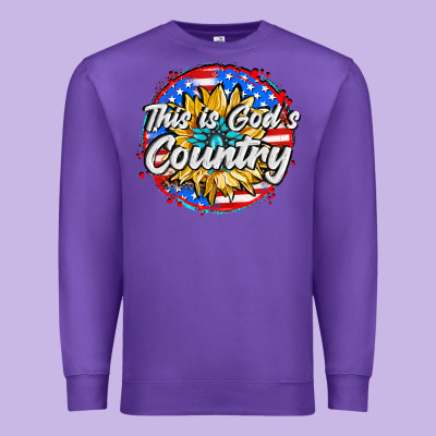 This Is God's Country Premium Sweatshirt Designed By Adodesignshop