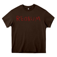 Chocolate Brown REDRUM T-Shirt Heavy Core Tee - maiPhamDesign