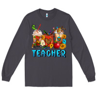 Smoke Teacher Coffee Cups Long Sleeve Tee - FaDigitalArtStudio