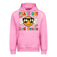 Fuchsia Pink peace out 2024 3rd grade Urban Hoodie - JahusDesignShop