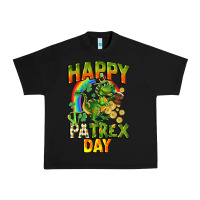 Black Happy St. Patrex Day Urban Heavy Tee - CowGirlArtShop