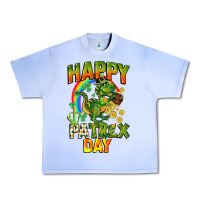 Grape Ice Happy St. Patrex Day Urban Heavy Tee - CowGirlArtShop