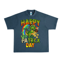 Midnight Navy Happy St. Patrex Day Urban Heavy Tee - CowGirlArtShop