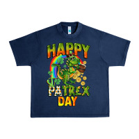 Navy Happy St. Patrex Day Urban Heavy Tee - CowGirlArtShop