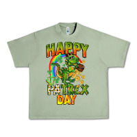 Oil Green Happy St. Patrex Day Urban Heavy Tee - CowGirlArtShop