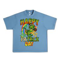 Pebble Blue Happy St. Patrex Day Urban Heavy Tee - CowGirlArtShop
