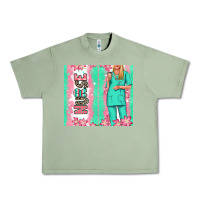 Oil Green nurse  blonde woman Urban Heavy Tee - RanaPortraitStore