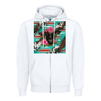 White western suffolk ewe Zipper Hoodie - BarkalooDesign