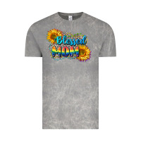 Cloud Rock Blessed mom Vintage Tee - CowGirlArtShop
