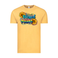Vintage Mustard Blessed mom Vintage Tee - CowGirlArtShop