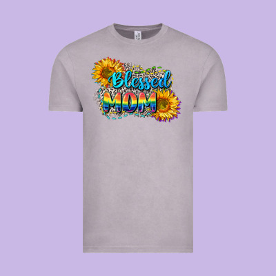 Blessed Mom Vintage Tee Designed By Cowgirlartshop