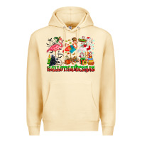 Pina Colada happy hallothanksmas flamingo Premium Hoodie - CowhideDigitalArt