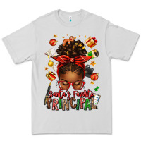 Dove Grey santas favorite principal afro messy bun Premium Tee - texasbilliewilder