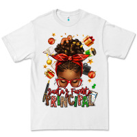 White santas favorite principal afro messy bun Premium Tee - texasbilliewilder