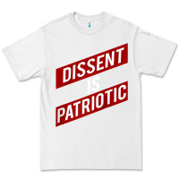 White DISSENT IS PATRIOTIC Political Meme Raglan Baseball Tee Premium Tee - maiPhamDesign
