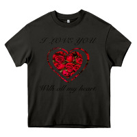 Asphalt I love you with all my heart Heavy Core Tee - Bettercallsaul