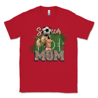 Red Soccer Mom Classic Tee - HowdyJamesFarm