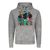 Cloud Rock Easter Day Monster truck Easter egg crusher Vintage Hoodie - OliviaCreatesArt
