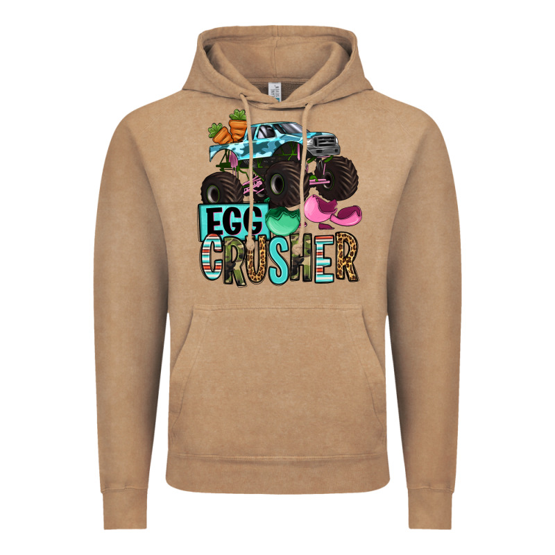 Easter Day Monster Truck Easter Egg Crusher Vintage Hoodie by OliviaCreatesArt | Teevron