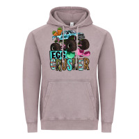 Vintage Zinc Easter Day Monster truck Easter egg crusher Vintage Hoodie - OliviaCreatesArt